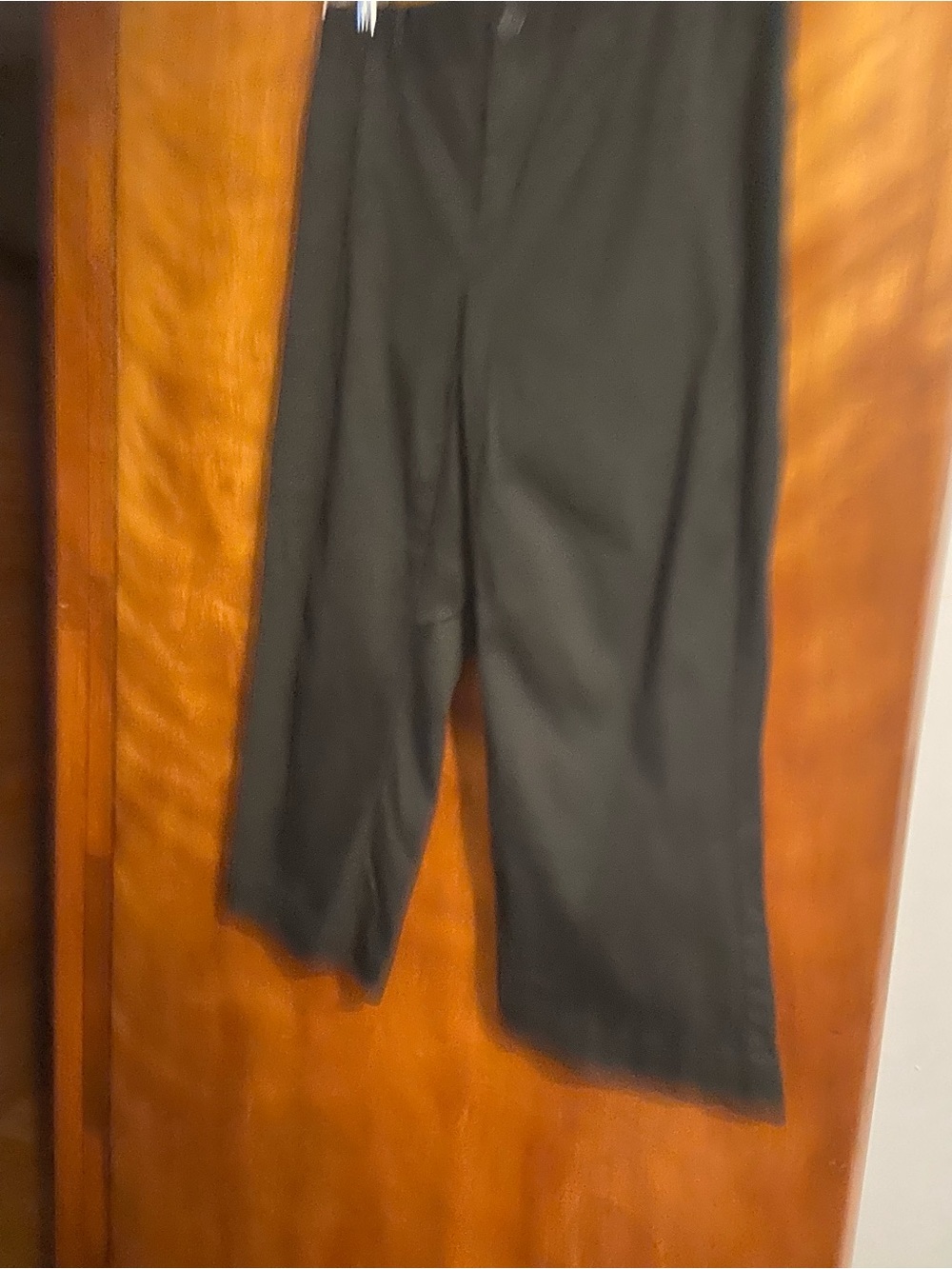 Banana Republic Black Wide-Leg Capris